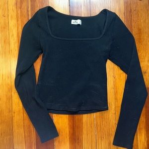 Hollister square neck long sleeve.